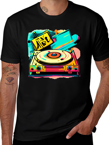 Retro Turntable Graphic Tee