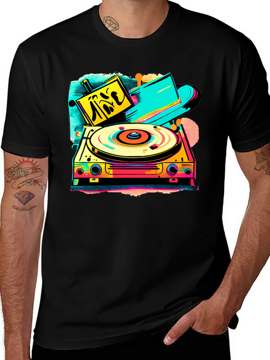 Retro Turntable Graphic Tee