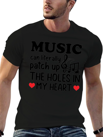 Music Patches Up The Heart T-Shirt