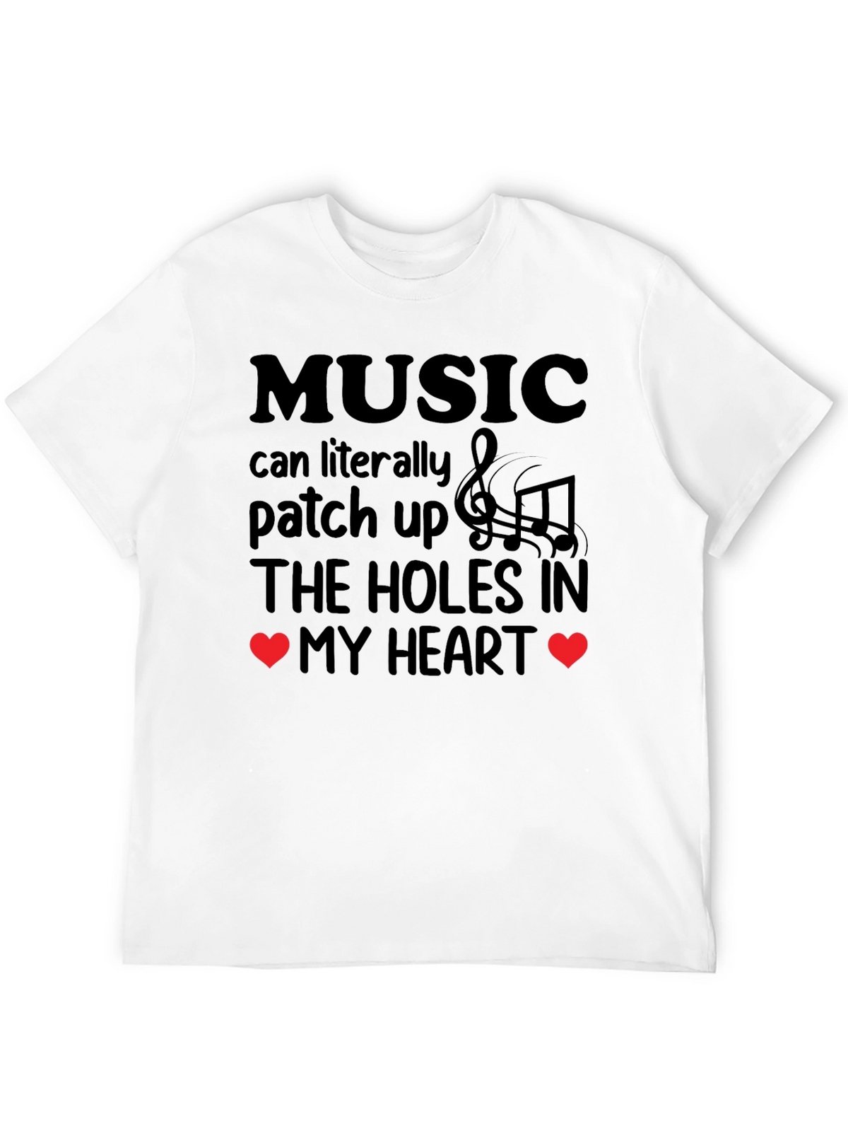 Music Patches Up The Heart T-Shirt