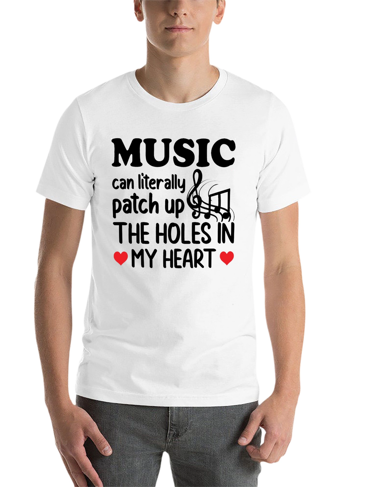Music Patches Up The Heart T-Shirt