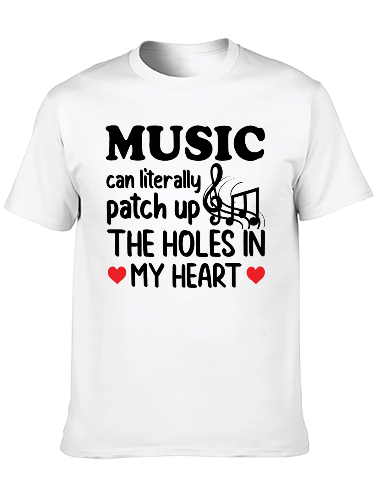 Music Patches Up The Heart T-Shirt