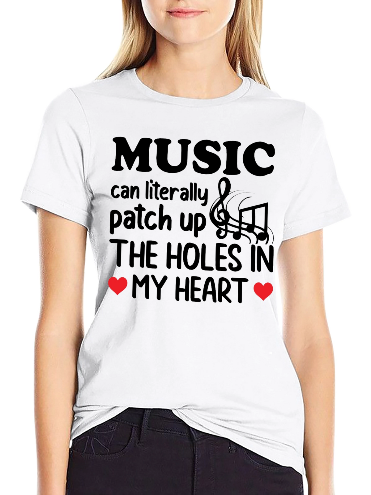 Music Patches Up The Heart T-Shirt