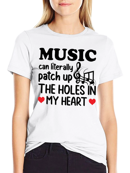 Music Patches Up The Heart T-Shirt