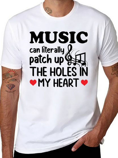 Music Patches Up The Heart T-Shirt