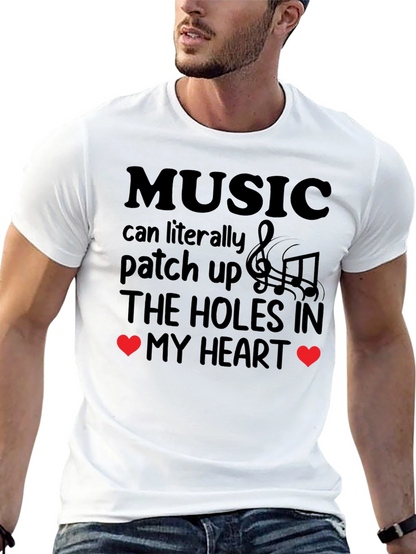 Music Patches Up The Heart T-Shirt