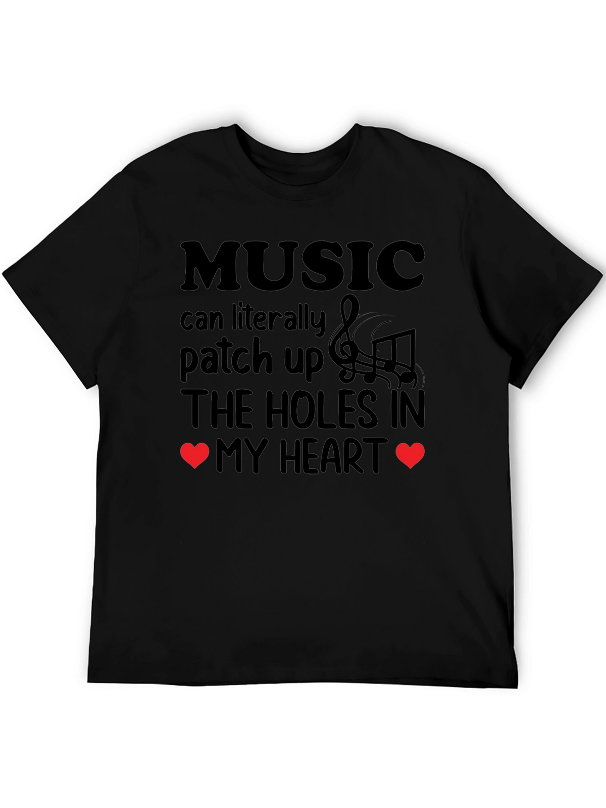 Music Patches Up The Heart T-Shirt