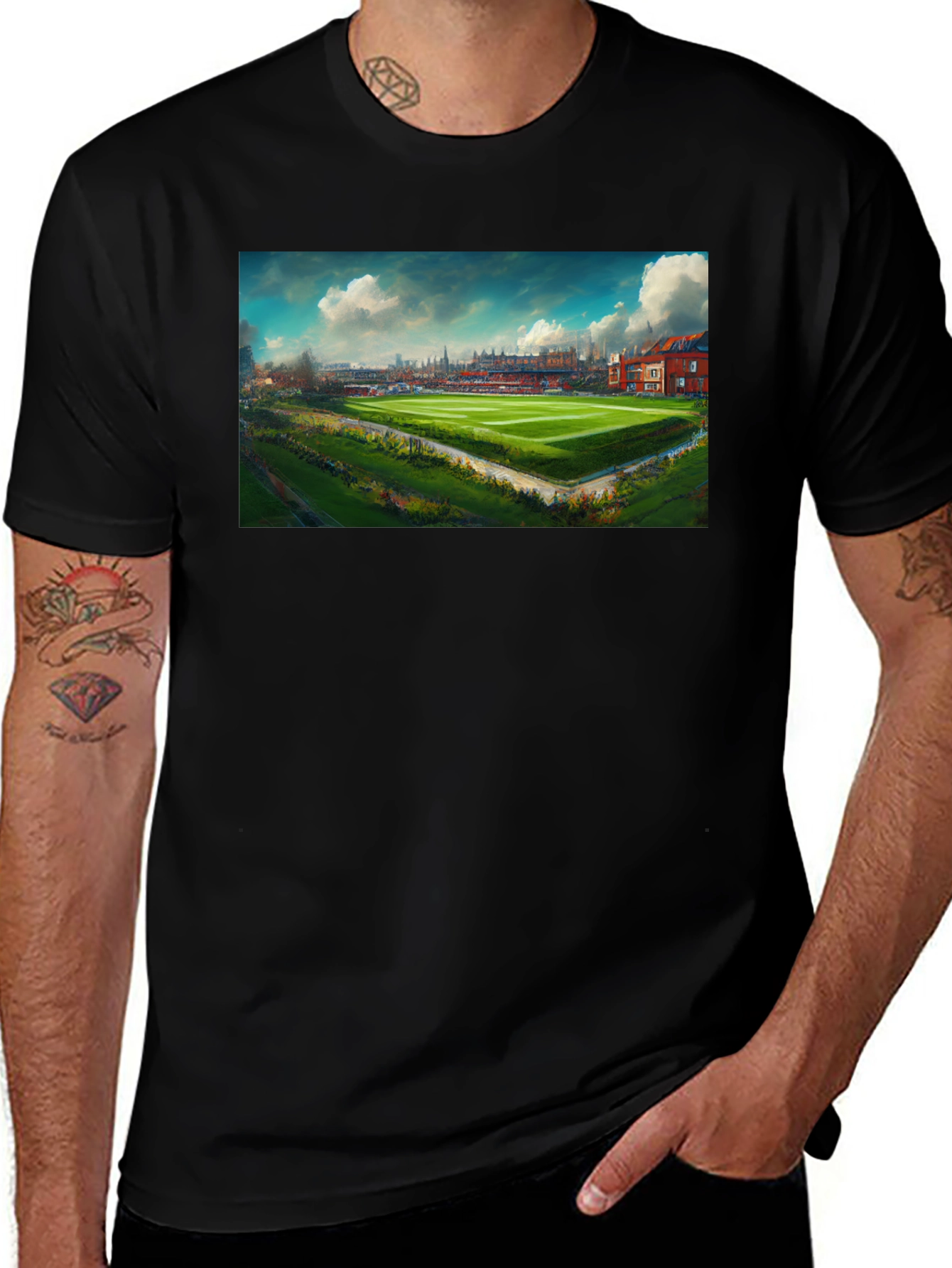 Stadium T-Shirt - Black Tee