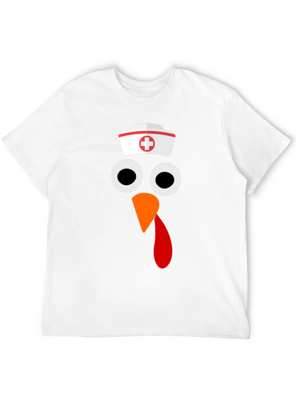 Funny Nurse Turkey Thanksgiving T-Shirt