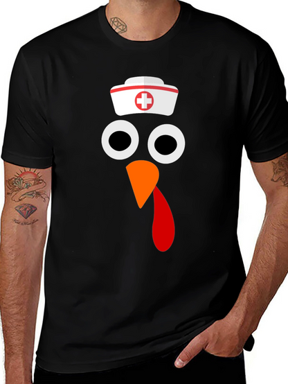 Funny Nurse Turkey Thanksgiving T-Shirt