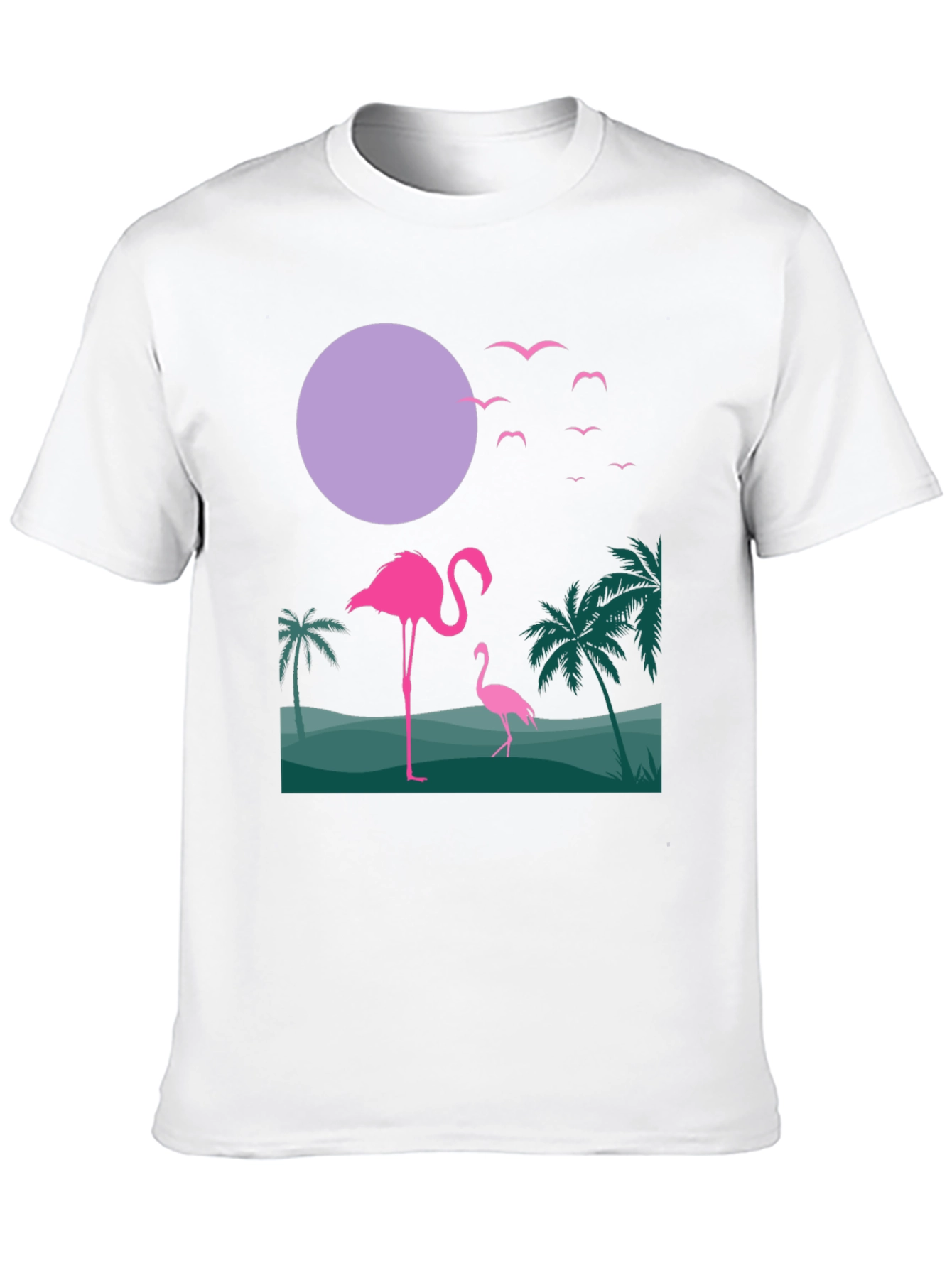 Tropical Flamingo Graphic Tee