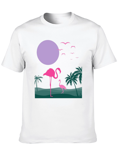 Tropical Flamingo Graphic Tee