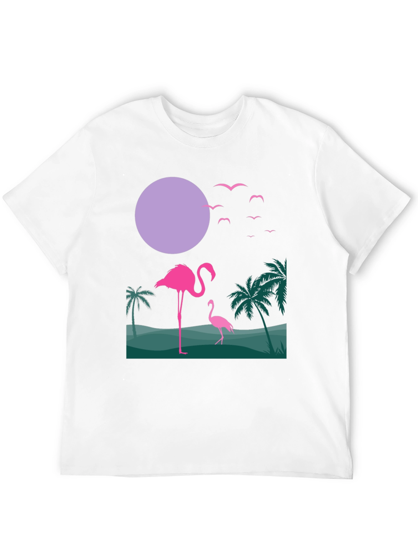 Tropical Flamingo Graphic Tee