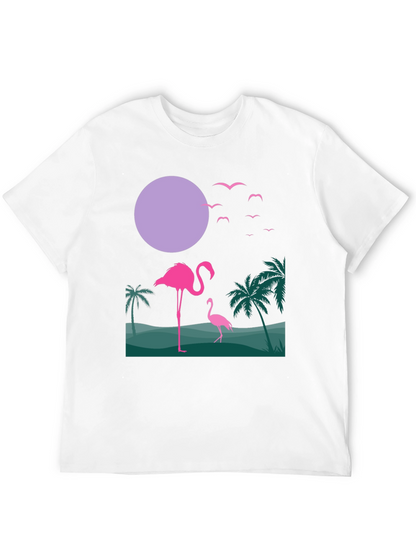 Tropical Flamingo Graphic Tee