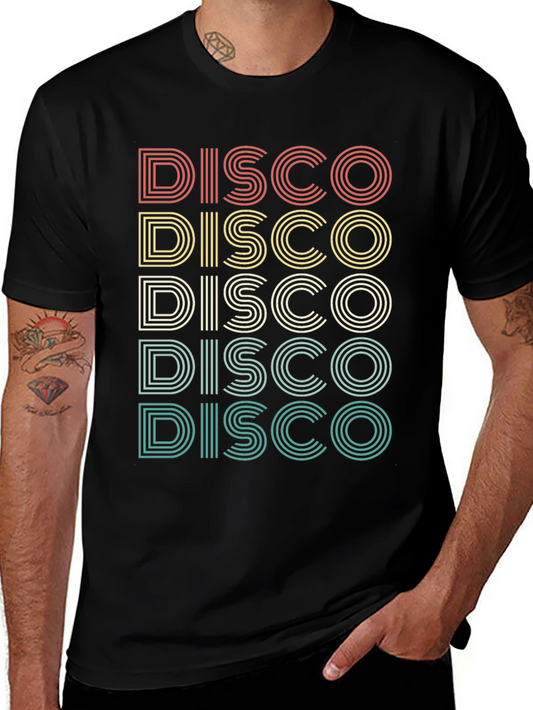 Retro Disco T-Shirt - Vintage Style Party Tee
