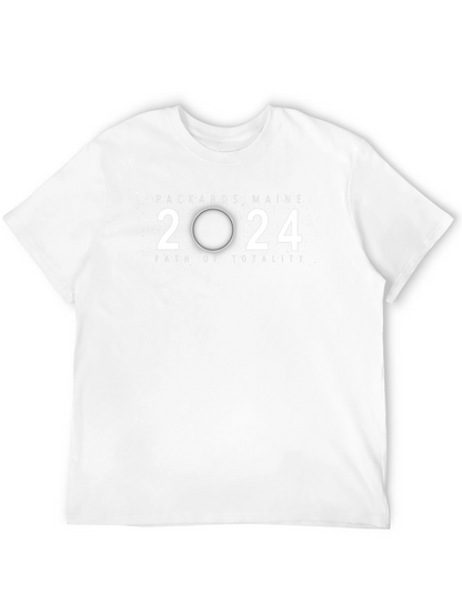 Packards Maine 2024 Path of Totality Black T-Shirt