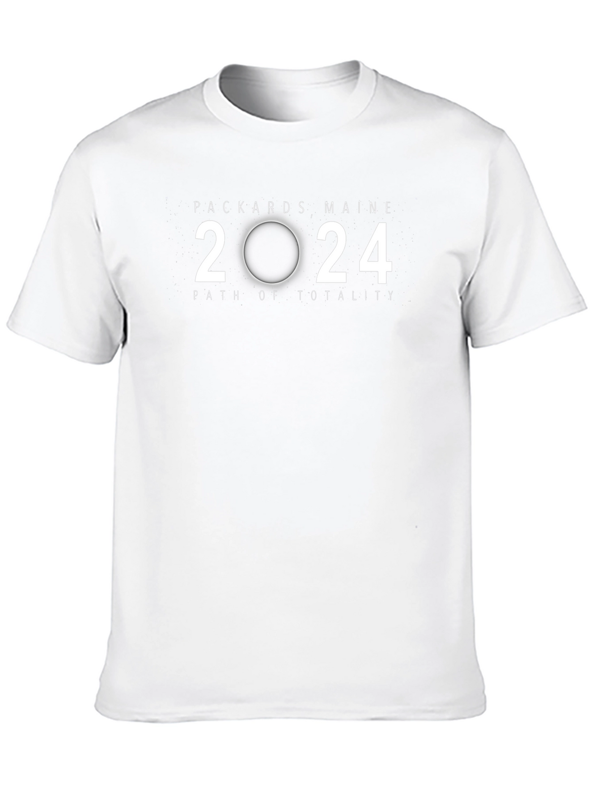 Packards Maine 2024 Path of Totality Black T-Shirt