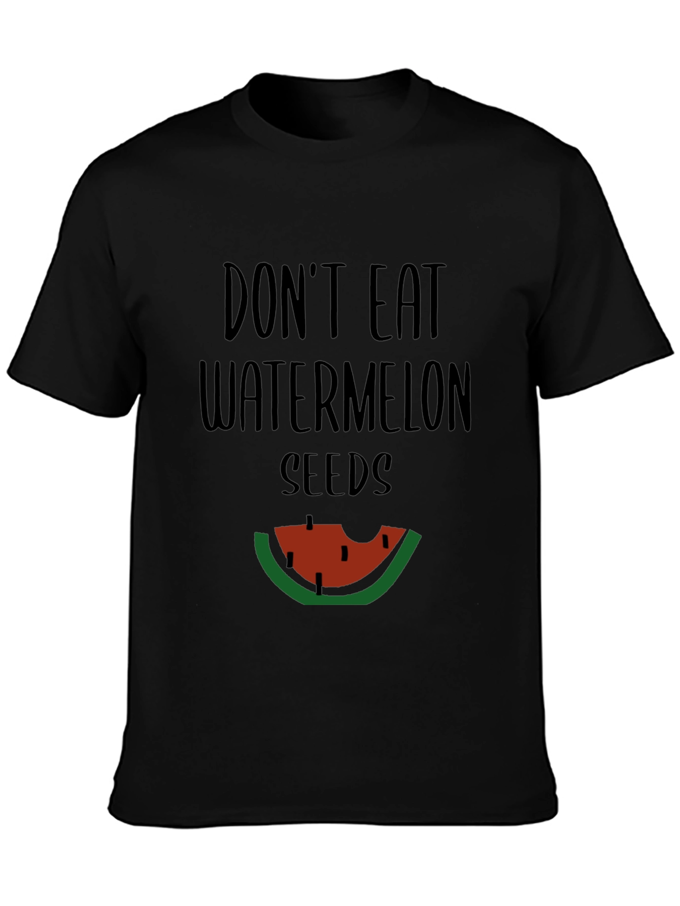Funny Dont Eat Watermelon Seeds Graphic Tee