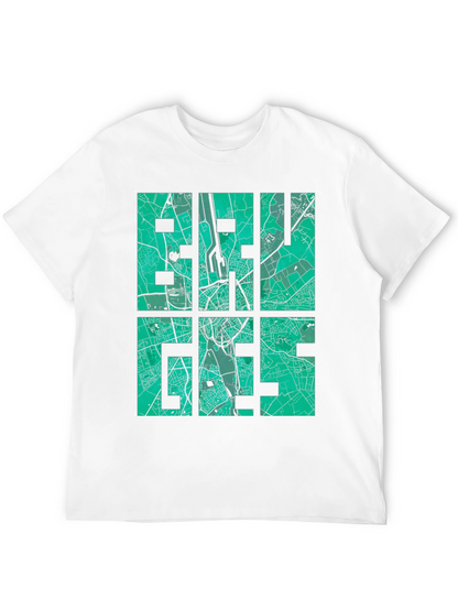 City Map Graphic Tee - Black