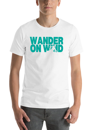 Wander On Wind Black Graphic T-Shirt