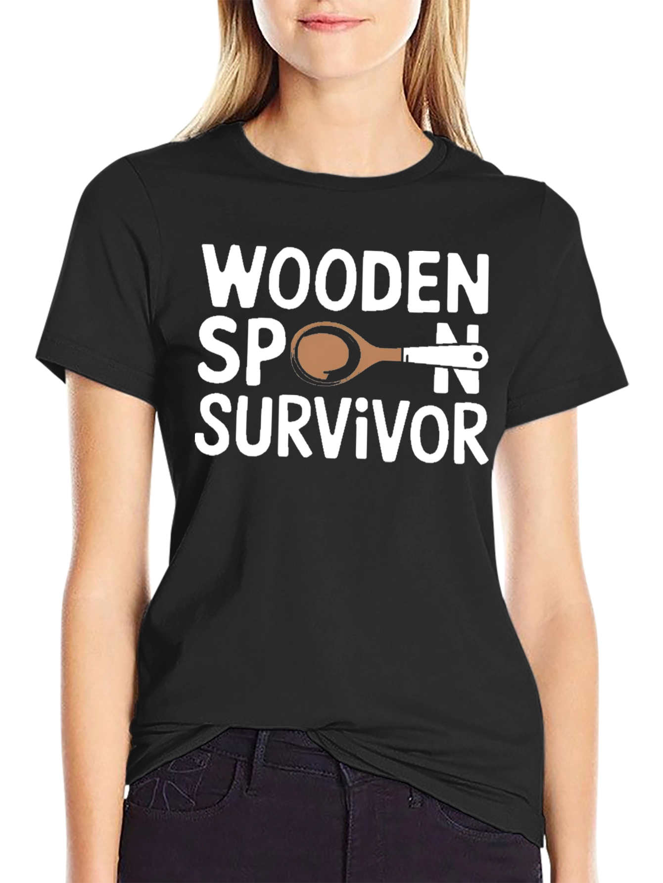 Wooden Spoon Survivor Novelty T-Shirt