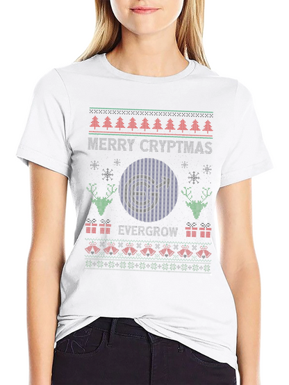 Novelty Ugly Christmas Sweater Gay Pride T-Shirt
