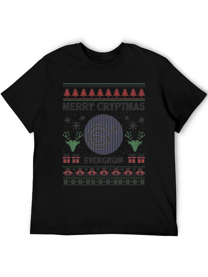 Novelty Ugly Christmas Sweater Gay Pride T-Shirt