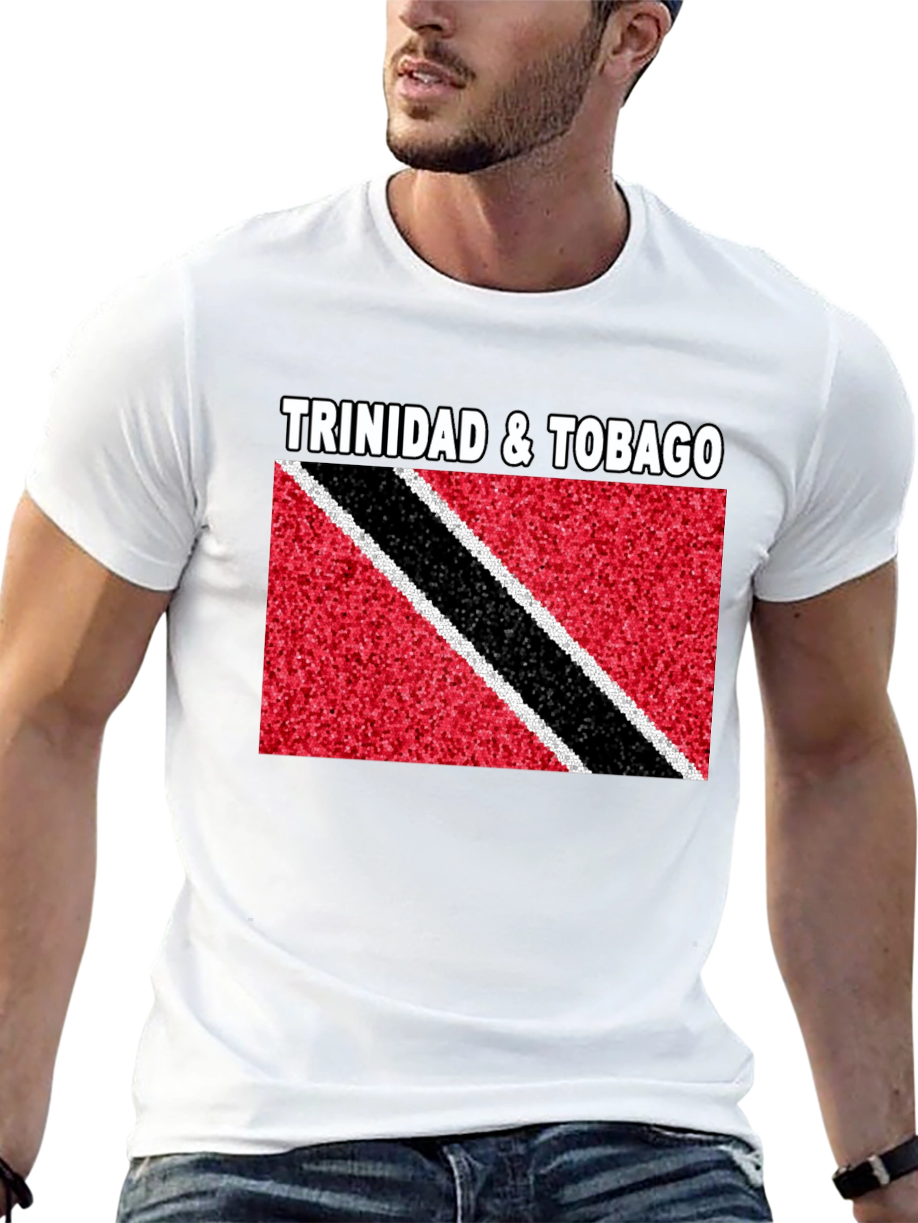 Trinidad & Tobago Flag Graphic T-Shirt