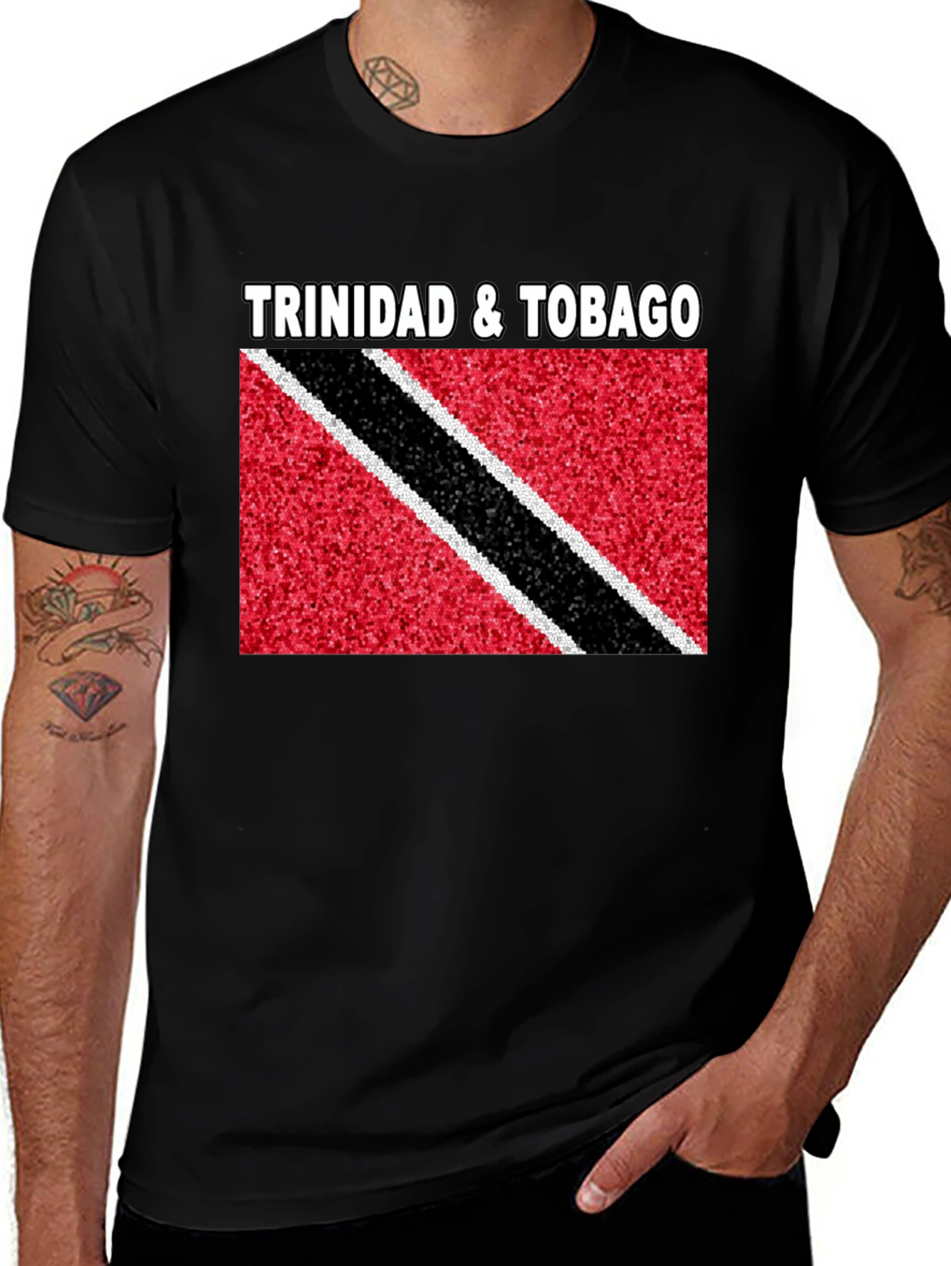 Trinidad & Tobago Flag Graphic T-Shirt