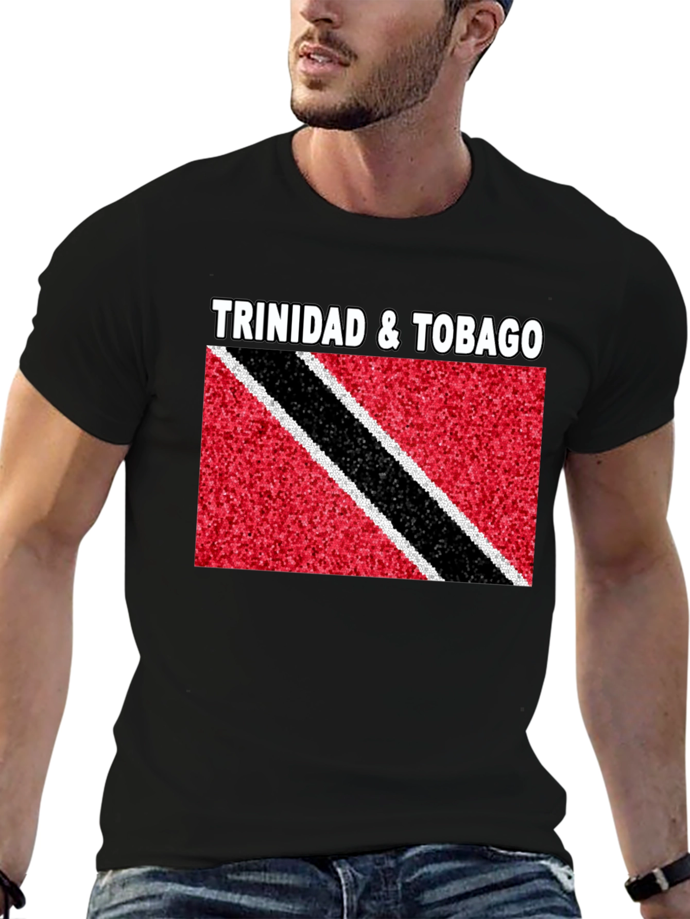 Trinidad & Tobago Flag Graphic T-Shirt