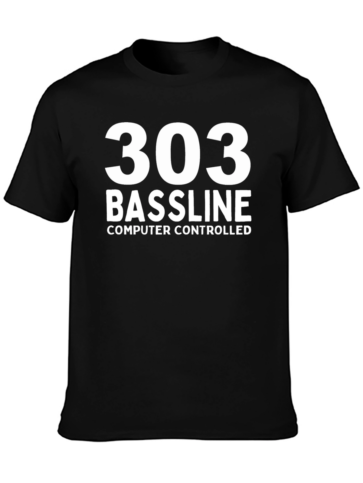 303 Bassline Computer Controlled T-Shirt - Black