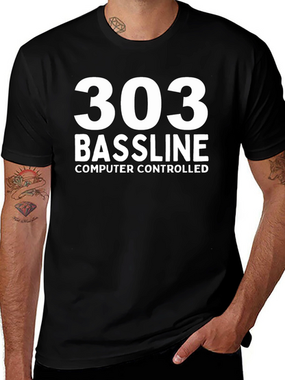 303 Bassline Computer Controlled T-Shirt - Black