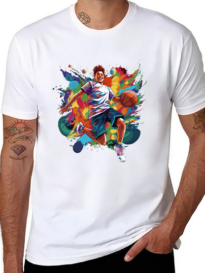 Basketball Player Art Print T-Shirt