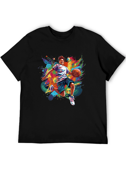 Basketball Player Art Print T-Shirt
