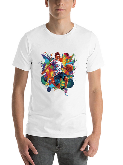 Basketball Player Art Print T-Shirt