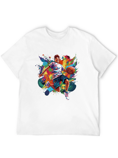 Basketball Player Art Print T-Shirt