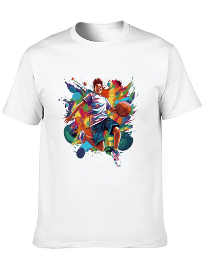 Basketball Player Art Print T-Shirt