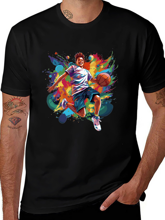 Basketball Player Art Print T-Shirt