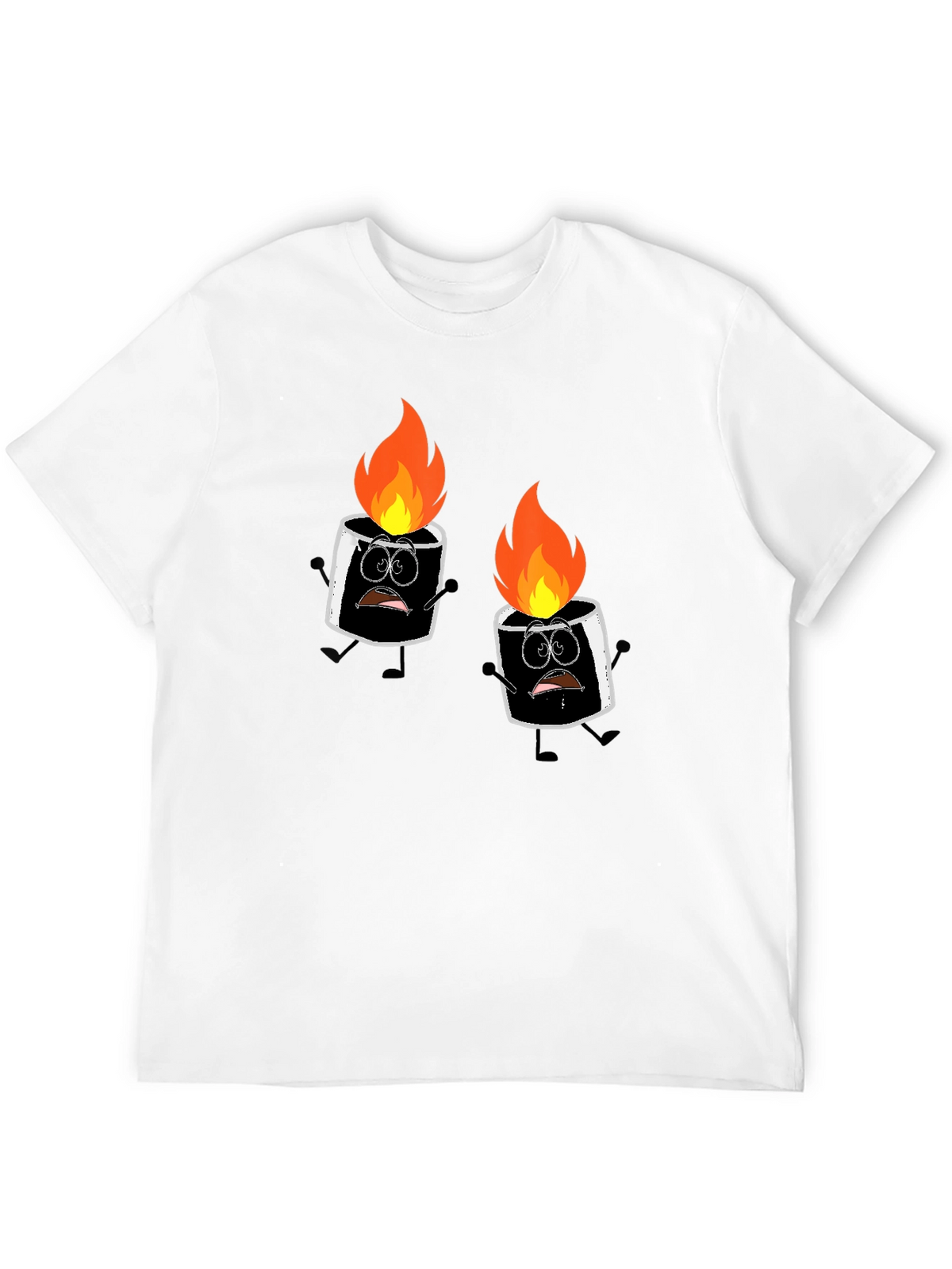 Burnt Marshmallow Graphic Tee - Black