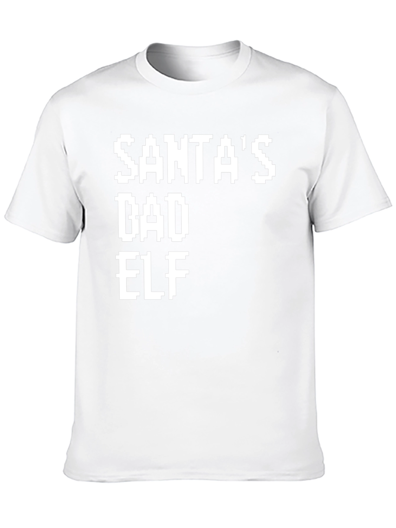 Santas Bad Elf Pixel Tee