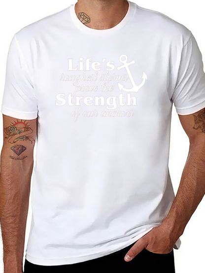 Lifes Storms Anchor T-Shirt