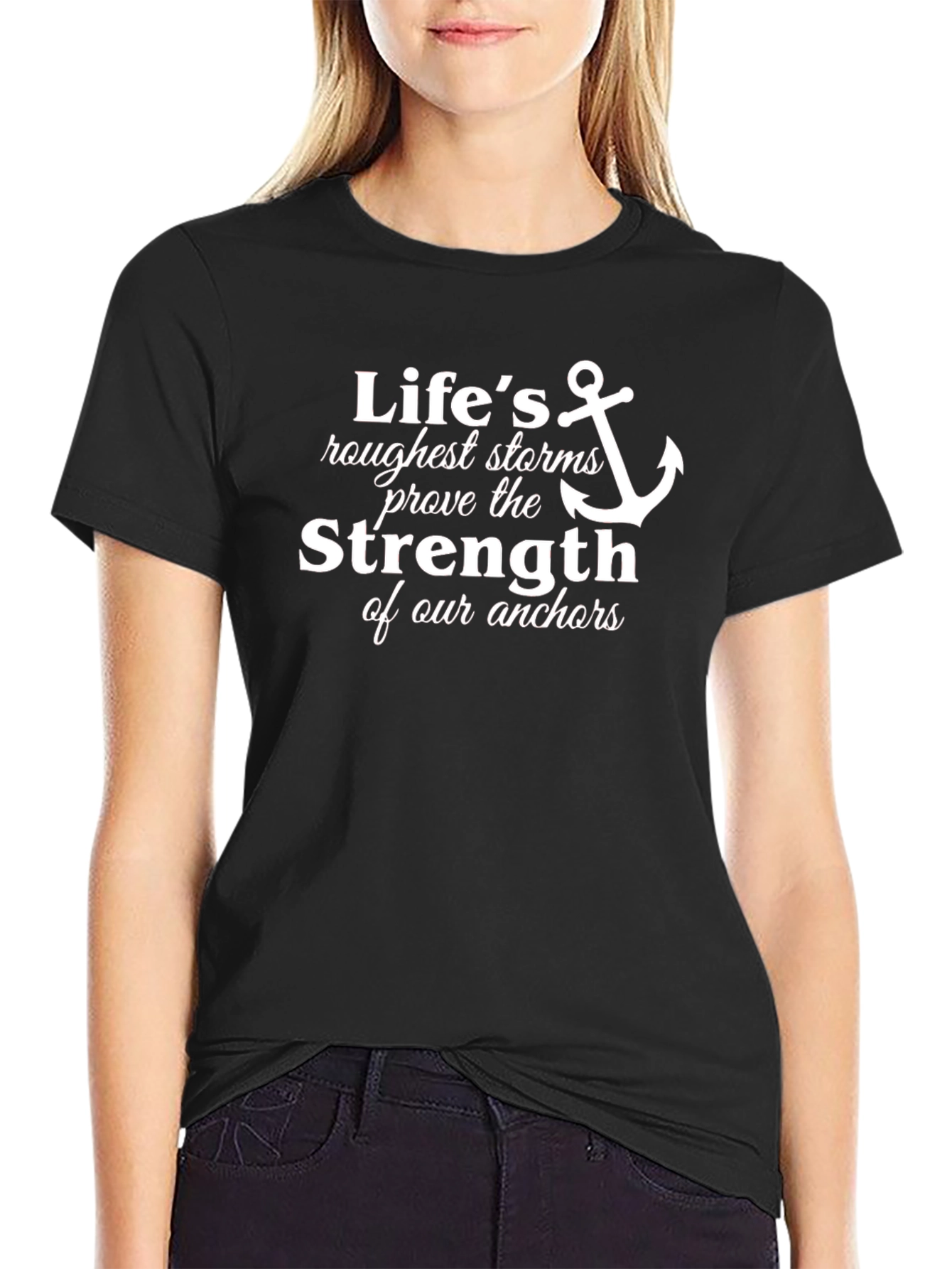 Lifes Storms Anchor T-Shirt
