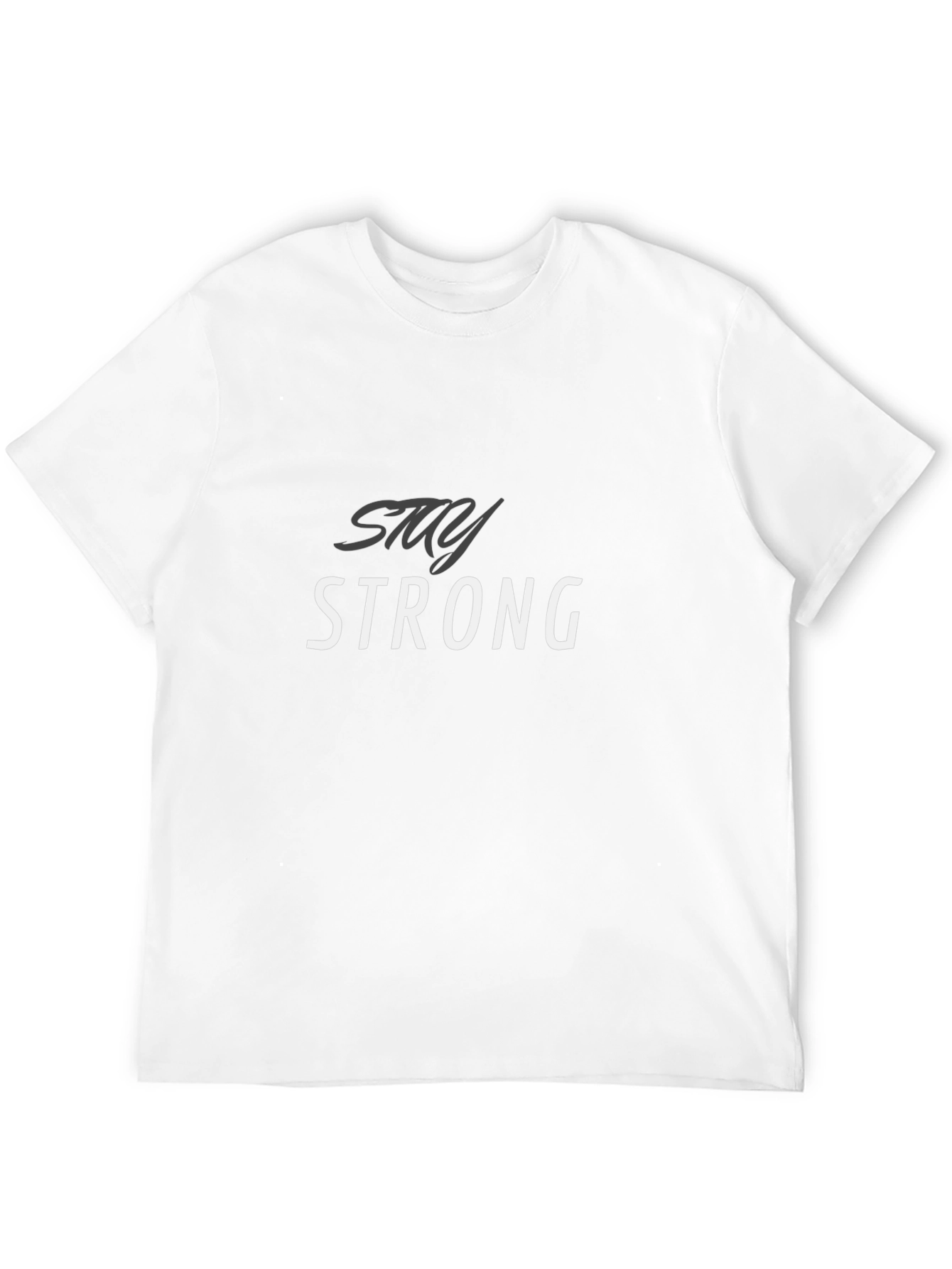 Stay Strong Graphic Tee - Mens Black T-Shirt