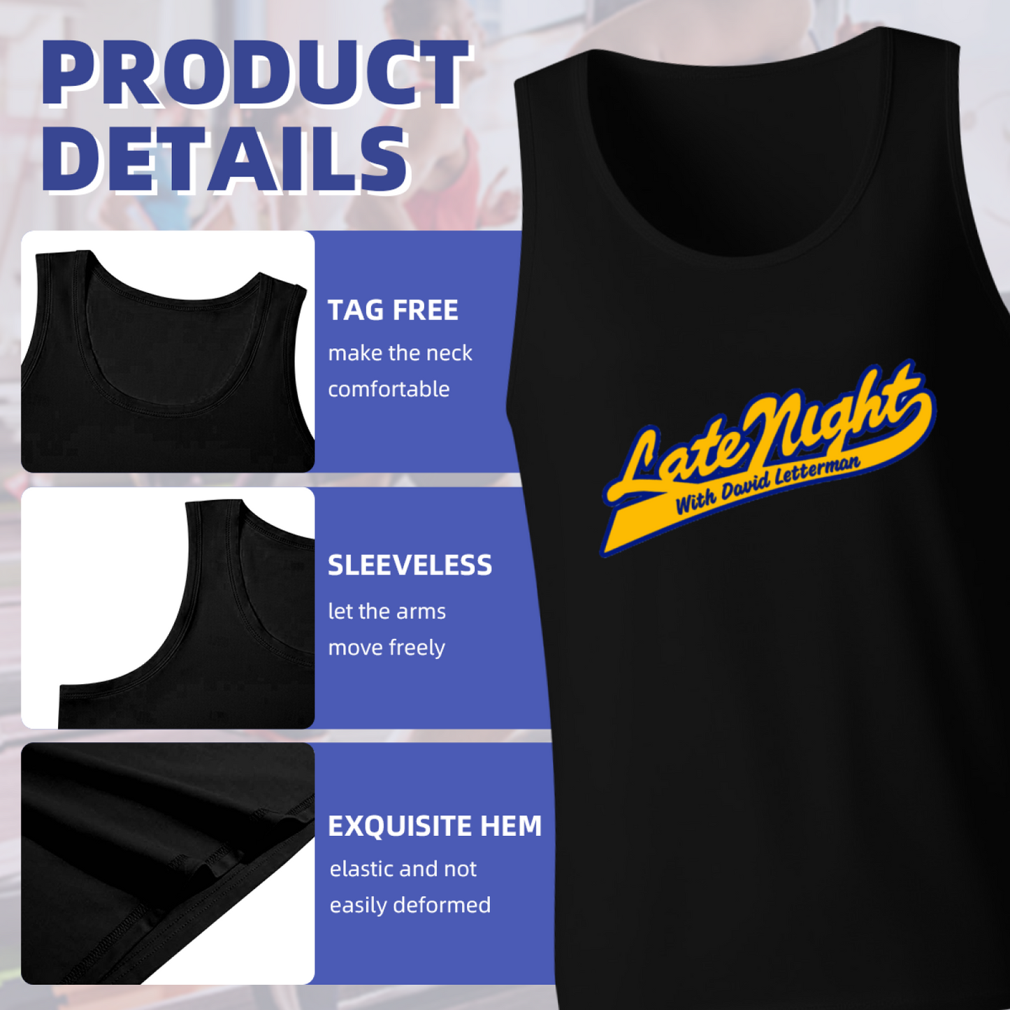 Retro Late Night With David Letterman Show Tank