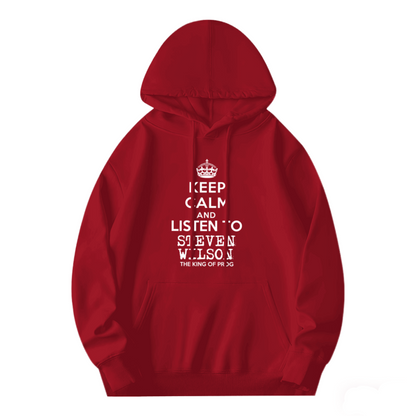 Keep Calm And Listen To Steven Wilson Prog Rock Fan Hoodie, Soft Comfort Fabric