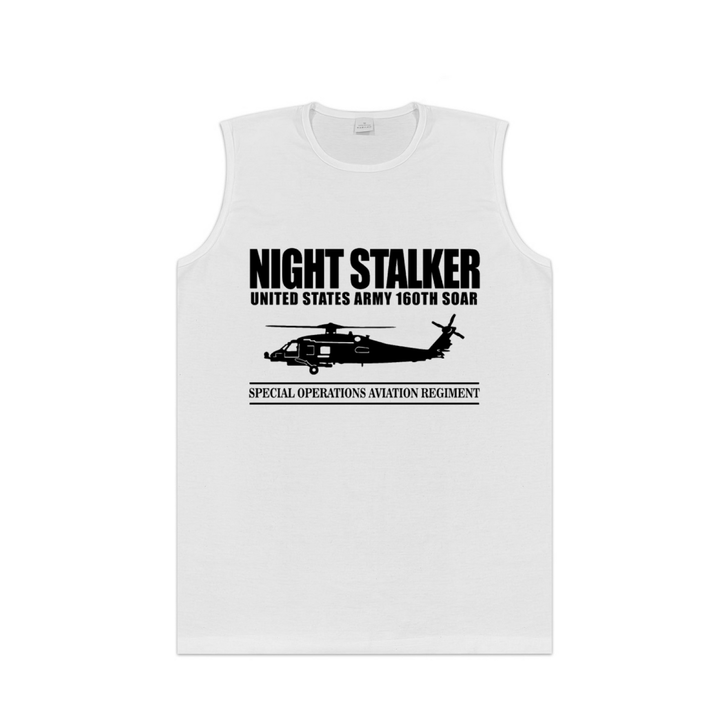 Night Stalker 160th SOAR Army Helicopter Military Tank Top