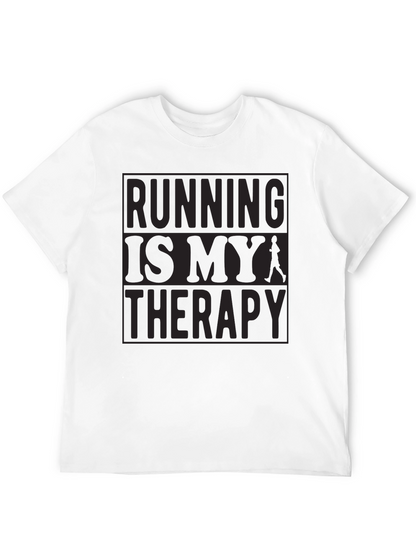 Running is My Therapy Graphic T-Shirt