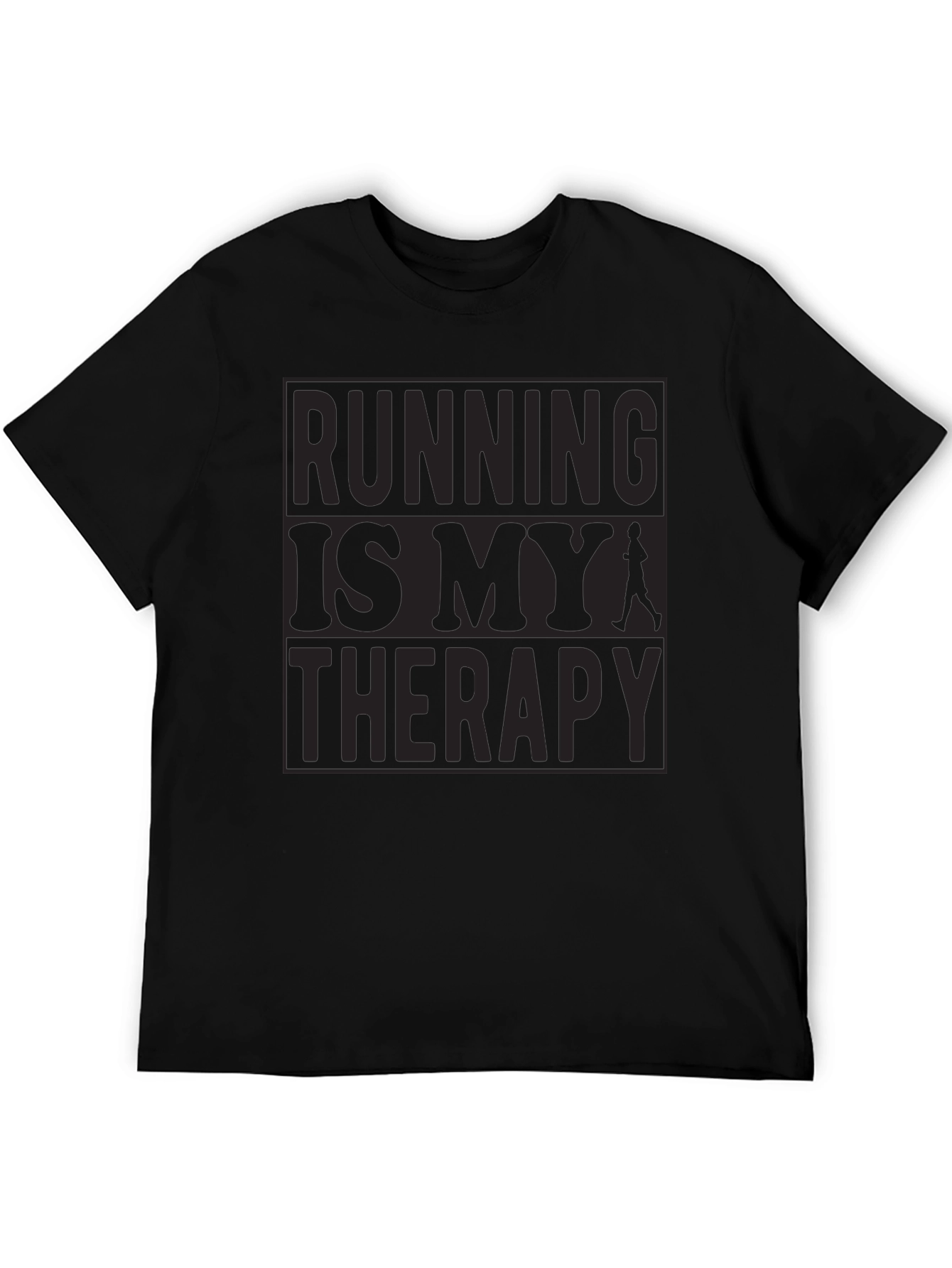 Running is My Therapy Graphic T-Shirt