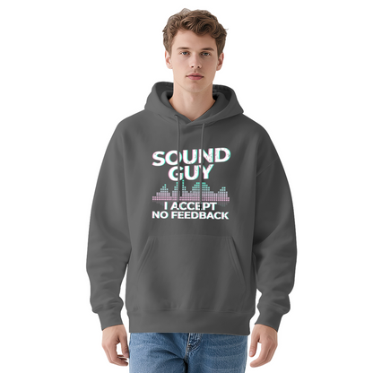 Sound Guy No Feedback Music Equalizer Hoodie, Soft Audio Lover Pullover