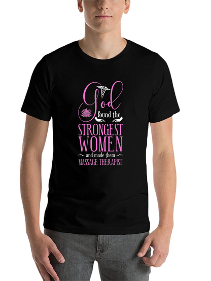 Massage Therapist Strong Women Graphic T-Shirt